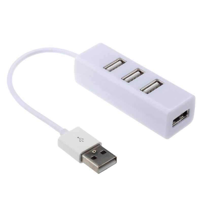 USB 2.0 Mini Hub 4 in 1 Combo Splitter Expansion 4 Port High Speed Hub Multi Adapter for PC Laptop Notebook Computer Accessories