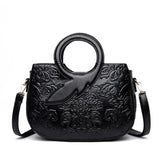 Classic Chinese Style Luxury Handbags Women Bags Designer 2019 Fashion Shoulder Bags Female Casual Genuine Leather Totes Bags
