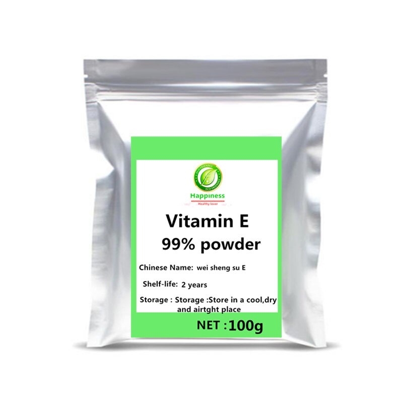 99% Vitamin E Acetate D-alpha tocopherol Acetate powder supplement sequins for face Elastic skin Anti-aging