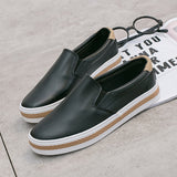 New 2021 High Quality Soft Leather Shoes Women Flats Fashion Ladies Loafers Casual Womens Brand Black White Shoes ZH2221