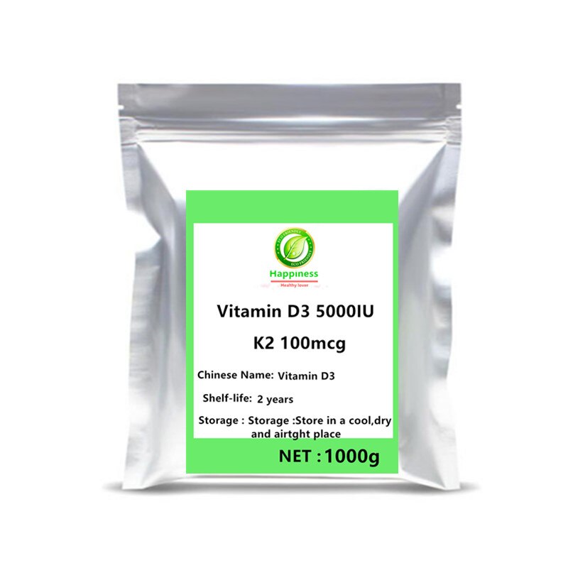 Vitamin D3 5000IU K2 100mcg Multi Vitamins Strength General Health powder 1pc Festival supplement body free shiiping