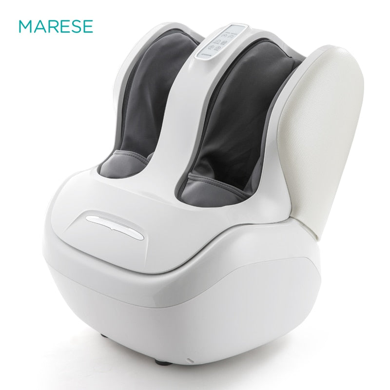 MARESE Electric Calf and Foot Massage Machine Vibration Shiatsu Air Compression Heat Rolling Kneading Leg Beauty Massager K16