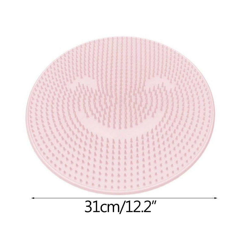 Silicone Massage Brush Bath Mat Foot Bath Massage Brushes Bathroom Accessories Cleaning Tools Household Items