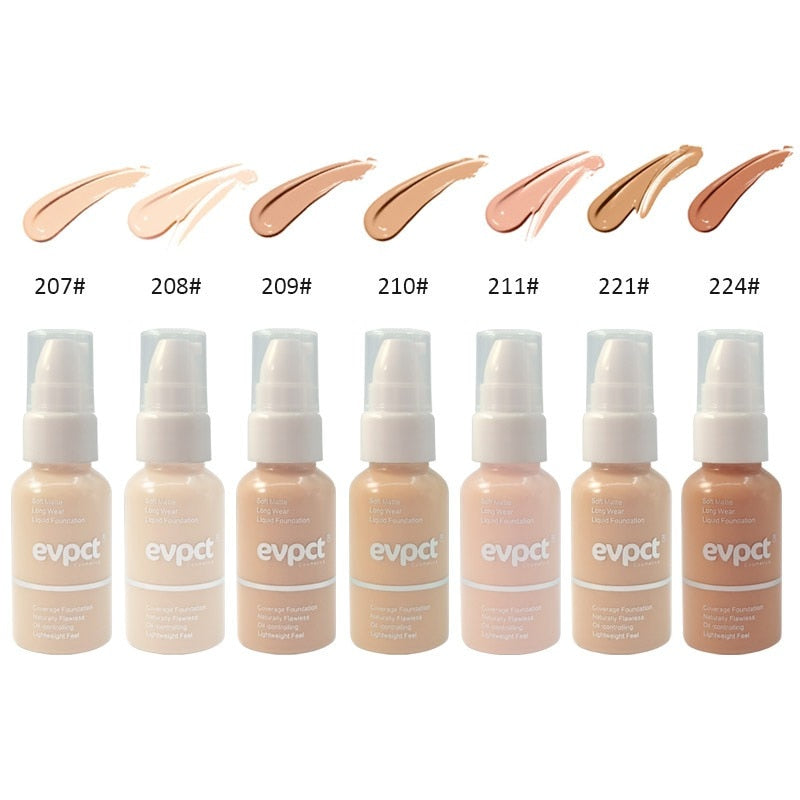 30ml Soft Matte Foundation Long Wear Liquid Foundation Cream Makeup Beauty New Base maquiagem