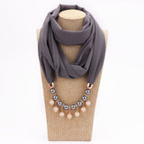 2020 Necklace Pendant Scacarves Women Foulard Femme Accessories Muslim Hijab Stores