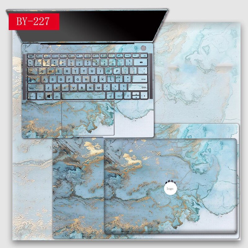 PVC Labtop Decal Laptop Stickers for Lap Top Cover Screen Border Keyboard Protection Decal For Huawei Matebook x Pro Skin E D