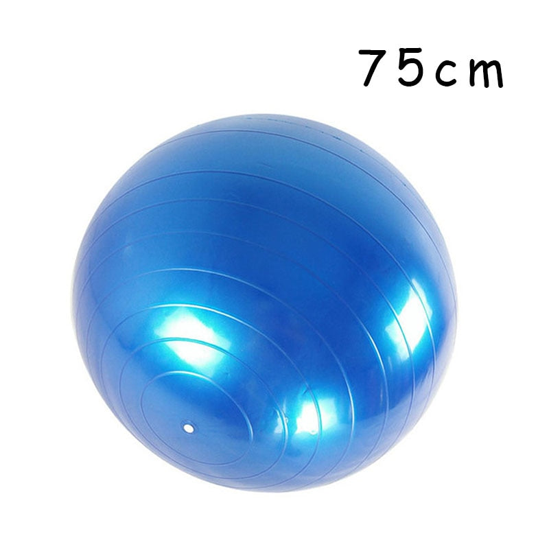 PVC Fitness Balls Yoga Ball Thickened Explosion-proof Exercise Home Gym Pilates Equipment Balance Ball 45cm/55cm/65cm/75cm/85cm