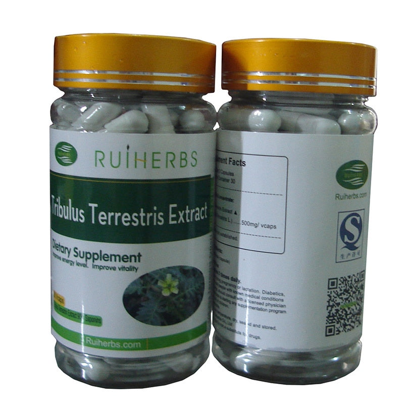 5Bottle Tribulus Terrestris Capsule 450Count 90% Steroidal Saponins - Highest Purity BODY MUSCLE BOOSTER TESTOSTERON