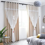 New European and American Style Curtains for Living Room High Shading Curtains for Kids Romantic Princess Room for Girls