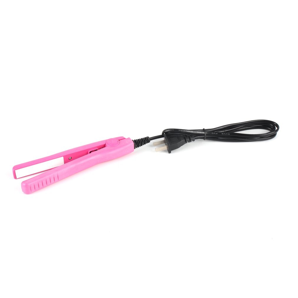 Professional Mini hair straightener Iron Pink Ceramic Electronic Hairs Straightening styling tools Home Use Big Sale