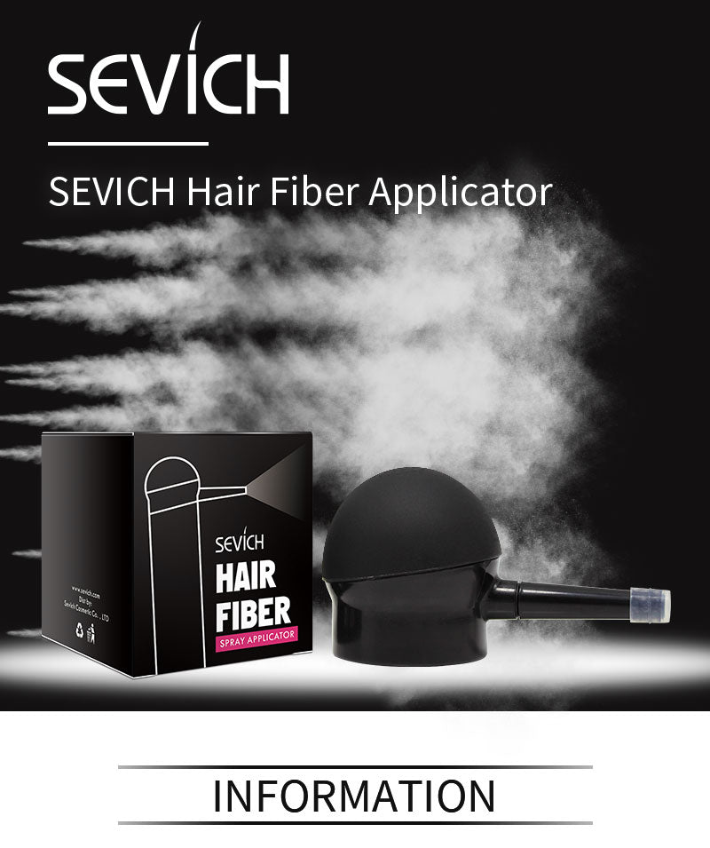 Sevich Hair Building Fiber Applicator Spray Instant Salon Hair Treatment Keratin Powders Hair Regrowth Fiber Thickening 10 color