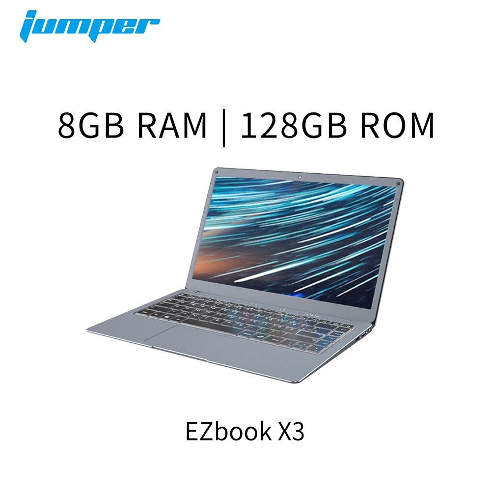 Jumper EZbook X3 Intel 4/8GB 64/128GB Laptop 13.3 Inch 1920*1080 IPS Screen 2.4G/5G WiFi Computer Win 10 Notebook