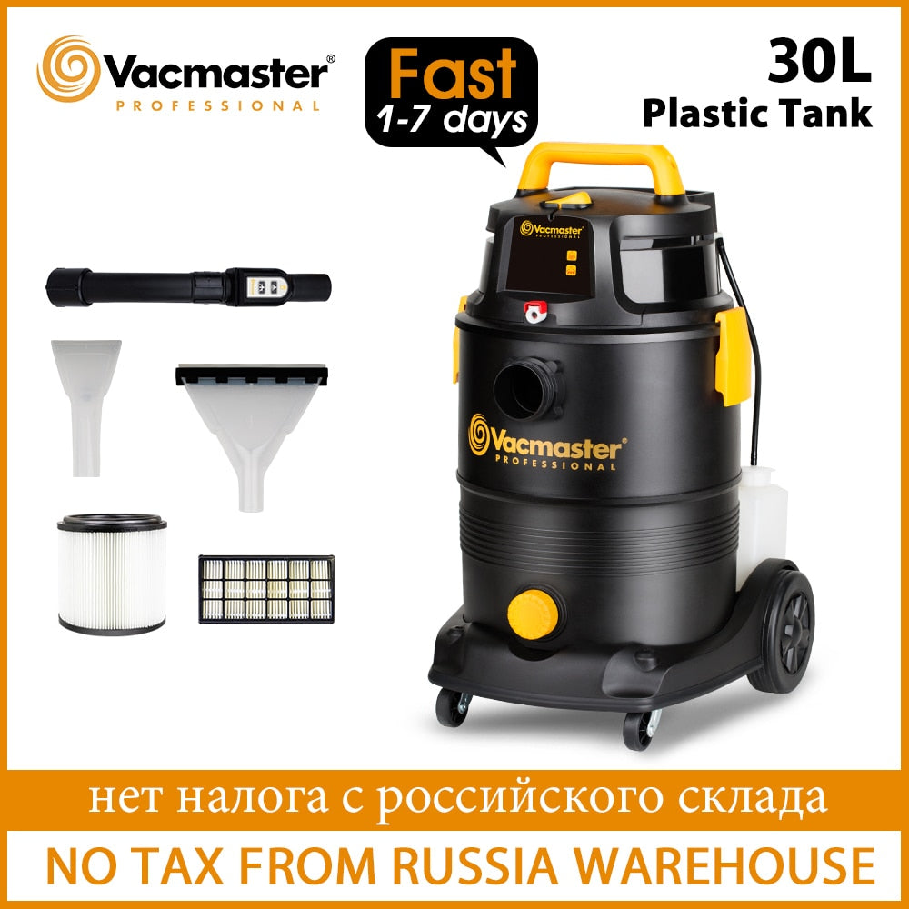 Vacmaster Carpet Vacuum Cleaner, Wet Dry Vacuums, 2 in 1, Car Vacuums, Home Cleaning Tools, Dust Collector, 20L/30L Tank