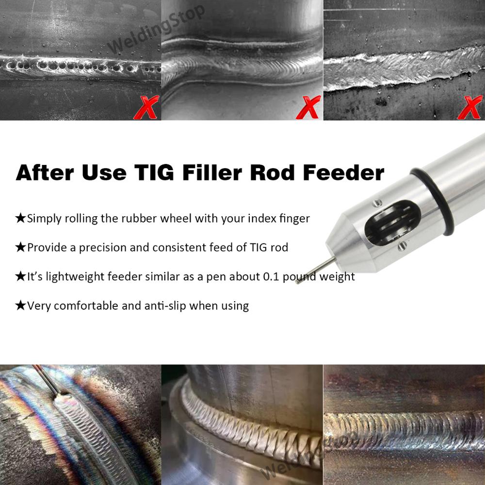 Welding Tig Pen Finger Feeder Rod Holder Filler Wire Pen 1.0-3.2mm (1/32''-1/8'') Welder Accessories