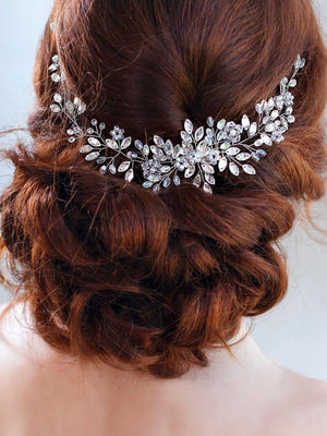 Bridal Headwear Luxury Hair band Crystal Rhinestone Headband Trendy Handmade Tiara Jewelry Wedding Hair Accessories For Women