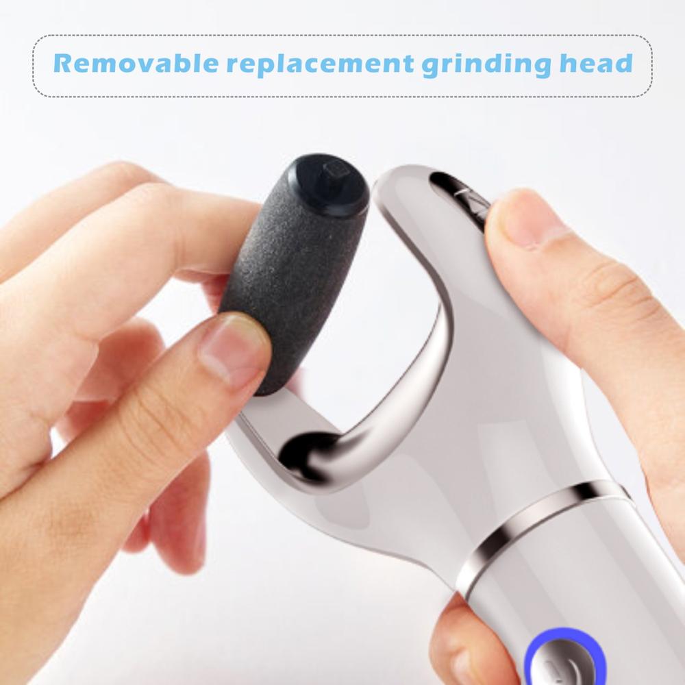 Electric USB Rechargeable Foot Grinder Heel File Grinding Exfoliator Pedicure Machine Foot Care Tool Grinding File Dead Skin