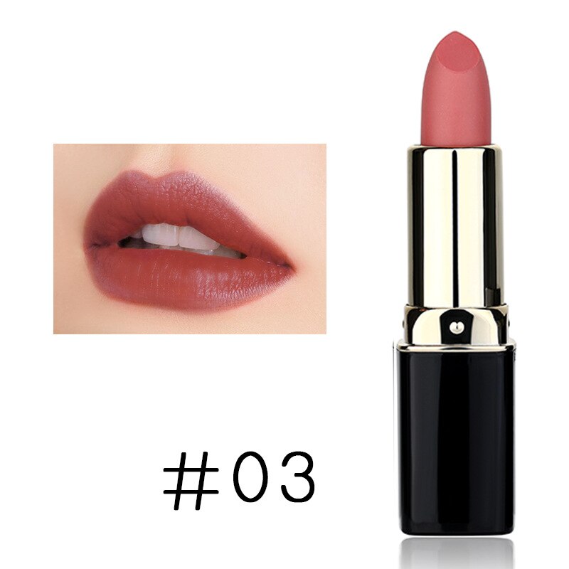 Profession Makeup Matte Lipstick Lip Glaze Waterproof Long Lasting Lips Gloss Sexy Red Lip Makeup Lipsticks Not Easy To Lip Balm