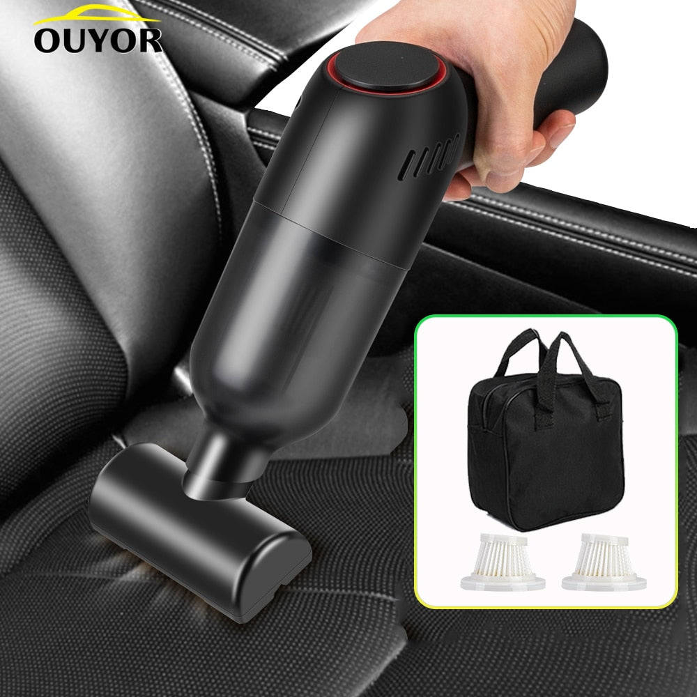 Cordless Vacuum Cleaner For Car Mini USB Charging Cyclone Suction Cleaners Portable Handheld Home Desk Wireless Vacuum Cleaner