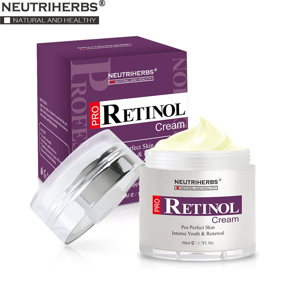 2.5% Retinol Moisturizer Face Cream Hyaluronic Acid Vitamin E Collagen Anti Aging Wrinkle Vitamin Smooth Whitening Cream 50ml