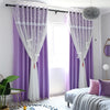 New European and American Style Curtains for Living Room High Shading Curtains for Kids Romantic Princess Room for Girls