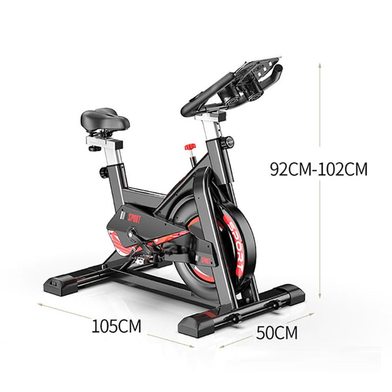 Home Exercise Bike Ultra-quiet Indoor Cycling Weight Loss Training Machine Fitness Gym Spinning Bicycle Fitness Equipment