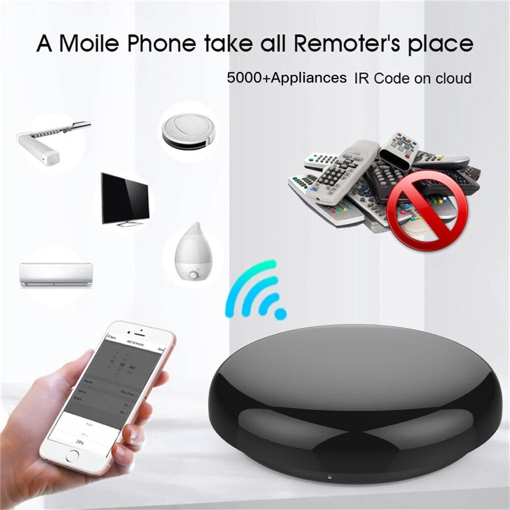 Universal Smart Wifi IR Remote Controller Infrared Home Control Adapter Support Alexa Google Assistant Voice Smart Home Devices