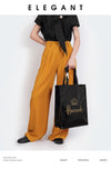 Princess Crown Print PVC Reusable Shopping Purse for Women Eco Friendly Summer Tote Beach Handbags Large Casual Ladies Work Bag