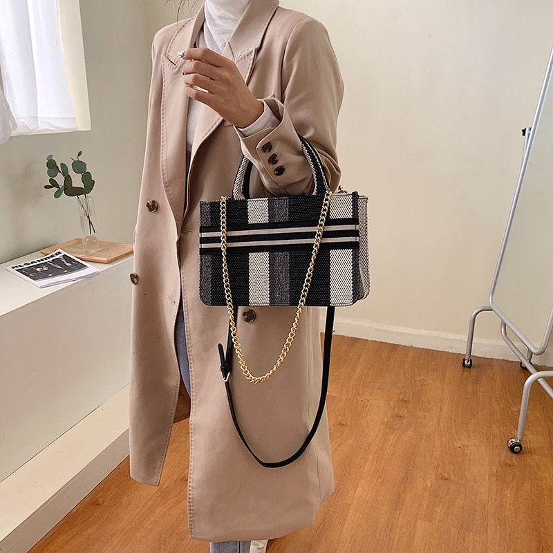 High Quality Women Canvas Handbags Casual Ladies Large Capacity Shoulder Bags Fashion Female Crossbody Bags for Women Tote Bag