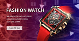 2022 New LIGE Men Watches Top Brand Luxury Hollow Square Sport Watch For Men Fashion Silicone Strap Waterproof Quartz WristWatch