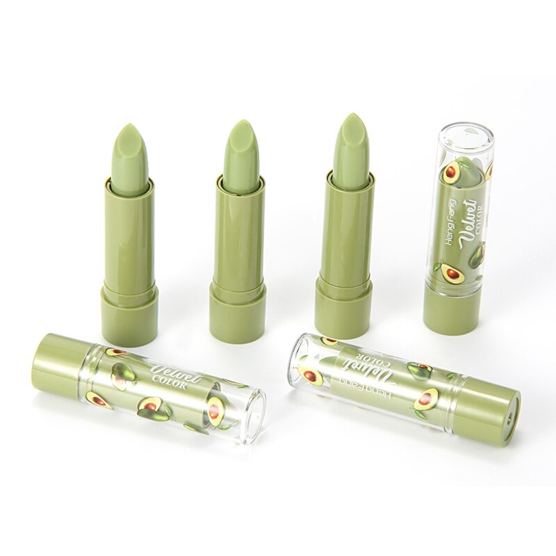 New Avocado Velvet Jelly Matte Lipstick Long Lasting Non-stick Color Changing Lip Balm Fashion Lips Makeup Lipsticks TSLM1