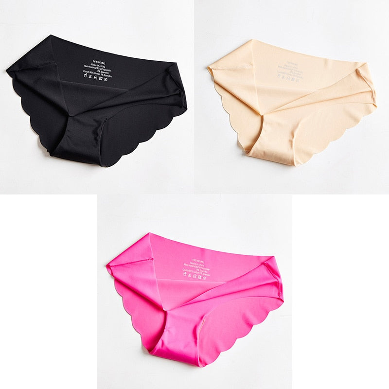 3 Pcs Women's Panties Seamless Underwear For Woman Sexy Lingerie Briefs Female Lingerie Sports Women Underwear New Sale BANNIROU