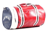 PU Leather Sports Gym Bag Multifunction Training Fitness Shoulder Bags Traveling Handbag Striped Sac De Sport Women Men XA719WD