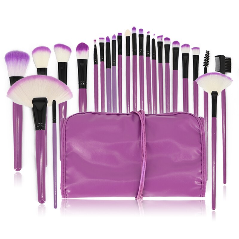 24PCS Professional Make-Up Brushes Set For Eyebrows Foundation Powder Brush Eyeshadow Eyelash Brushes Cosmetics for Face