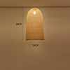 Modern Art Pendant Lights Vintage Bamboo Lamp Restaurant Rattan Pendant Lamp for Living Room Hanging Kitchen Lamp Light Fixtures