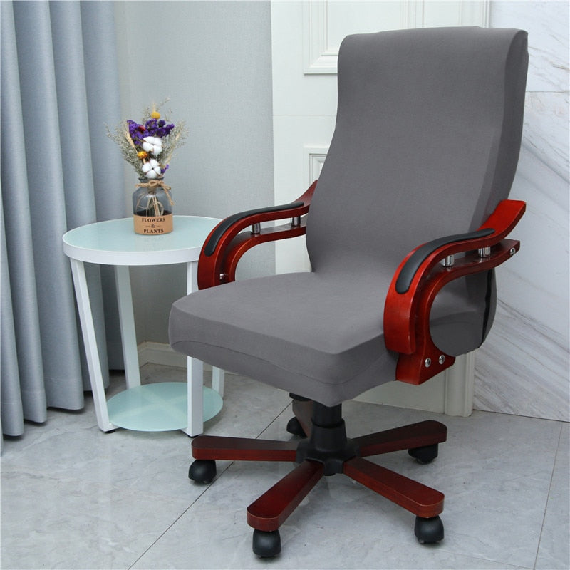 Modern Spandex Computer Chair Cover 100% Polyester Elastic Fabric Office Chair Cover Easy Washable Removeable Chair Cover