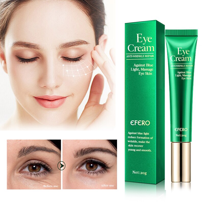 EFERO Anti-Wrinkle Eye Cream Against Blue Light Remove Dark Circles Lightening Eye Cream for Eyes Care Anti-aging Eye Creams