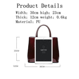 Women Leather bags Mirror Shoulder Bags+ card package Fashion Top-Handle Handbags Casual Tote Bags Designer Messenger Bags