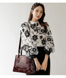 2021 Flower Pattern Luxury Designer Handbags Purses Ladies Shoulder Crossbody Messenger Bag Women Large Capacity Tote Sac A Main