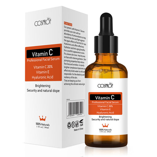 Cosprof Vitamin C Serum Moisturizer Facial Skin Care Set Anti Wrinkle Anti Aging Collagen Essences Liquid