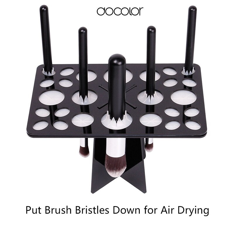 Docolor make-up brush organizer Stand Tree Dry Brush holder Brushes Accessories Comestic Brushes Aside Hang Tools Free Shipping