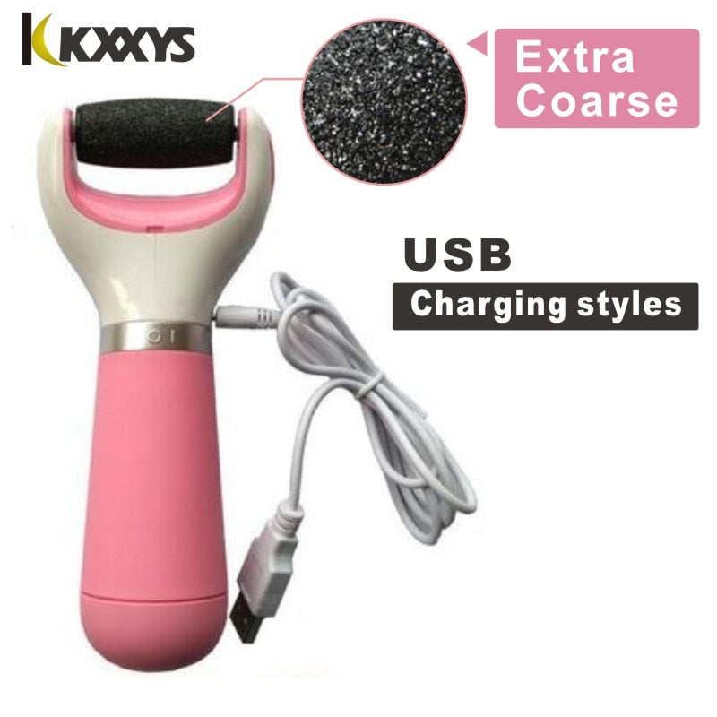 Electric USB Rechargeable Foot Grinder Heel File Grinding Exfoliator Pedicure Machine Foot Care Tool Grinding File Dead Skin