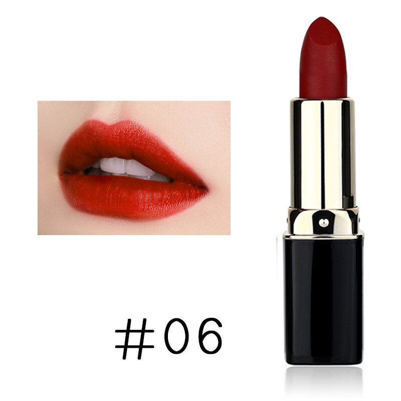 Profession Makeup Matte Lipstick Lip Glaze Waterproof Long Lasting Lips Gloss Sexy Red Lip Makeup Lipsticks Not Easy To Lip Balm