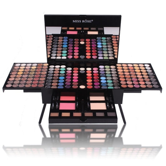 180 Colors Professional Eye Shadow Palette Case Makeup Set with Brush Mirror Shrink EyeShadow Cosmetic Makeup Case