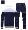 FGKKS Spring Autumn Men Trendy Sports Sets Fashion Brand Men's Baseball Jacket + Pants Sportswear Long Sleeve Tracksuit Set Male