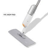 DEKO Water Spray Mop Handle Home Cleaning Tools For Wash Floor Cleaner Lazy Flat Mops With Replacement Reusable Microfiber Pads