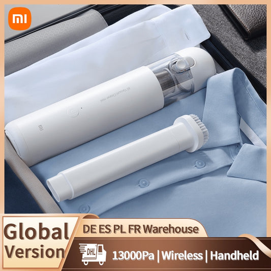 Xiaomi Mi Mini Car Vacuum Cleaner 13000Pa Wireless Handheld Vaccum For Home Desktop Cleaning Portable Vacuum Cleaner HEPA Car