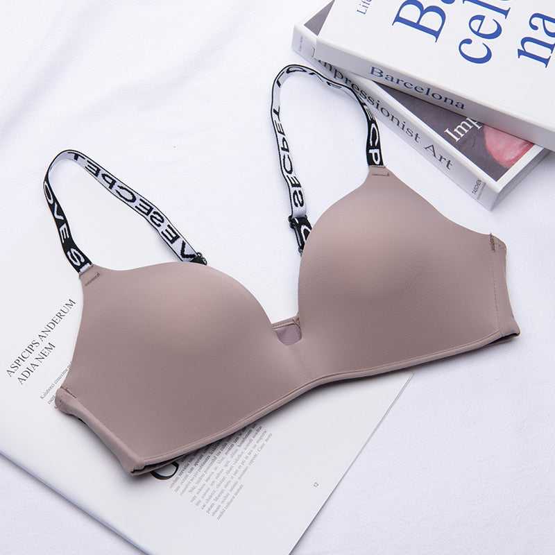 Women Bra Soft Wireless Women Sexy Lingerie Fashion Seamless Comfortable Bralette Female A B Cup Colorful Push Up Bras