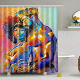 douchegordijn American Girl Shower Curtain Bathroom Waterproof Shower Curtains Hanging Bathroom Curtains For Home Decoration