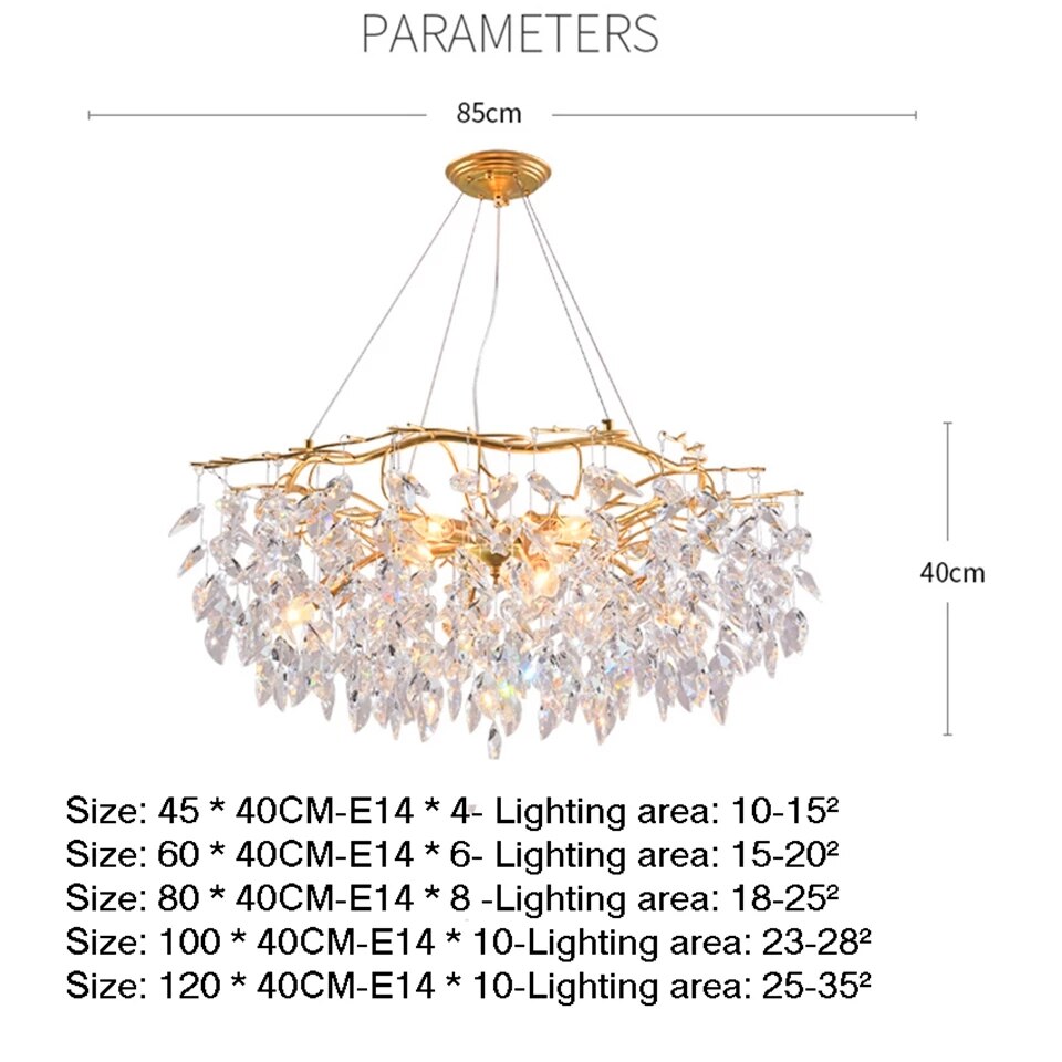 Nordic Luxury Crystal LED Chandelier Lighting Home Decoration LOFT Villa Chandeliers Living Room Hotel Art Indoor Decor Lighting