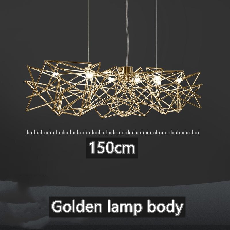 Nordic modern restaurant led chandeliers novelty luxury art bar decoration lighting minimalist living room bar hanging lights